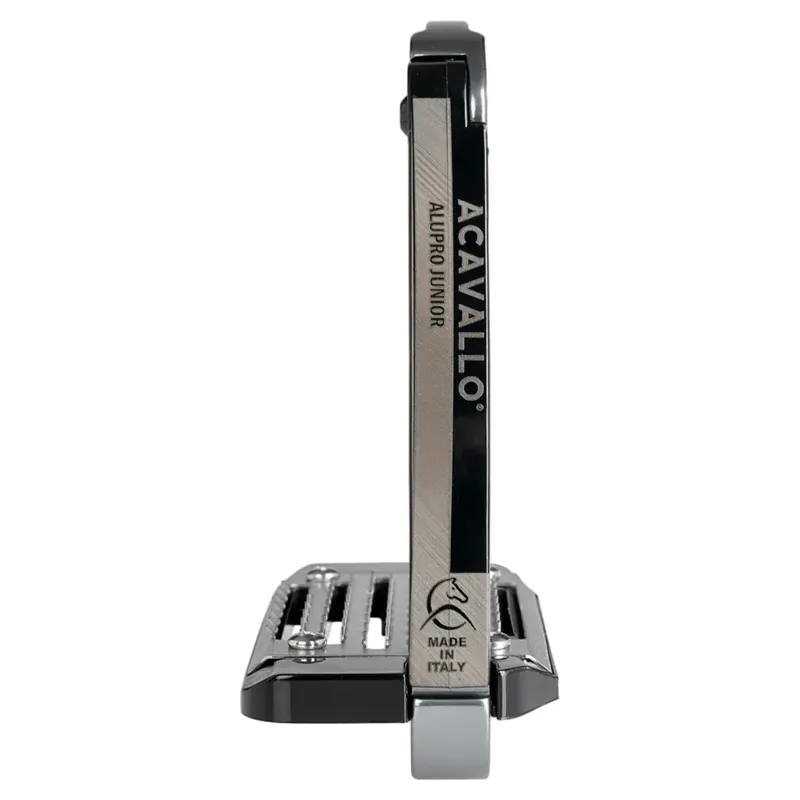 Acavallo Arena AluPro Junior Stirrup Irons - Titanium-4