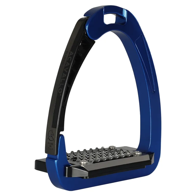 Acavallo Arena AluPro Stirrup Irons - Blue-6