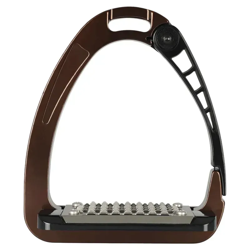 Acavallo Arena AluPro Stirrup Irons - Brown-3
