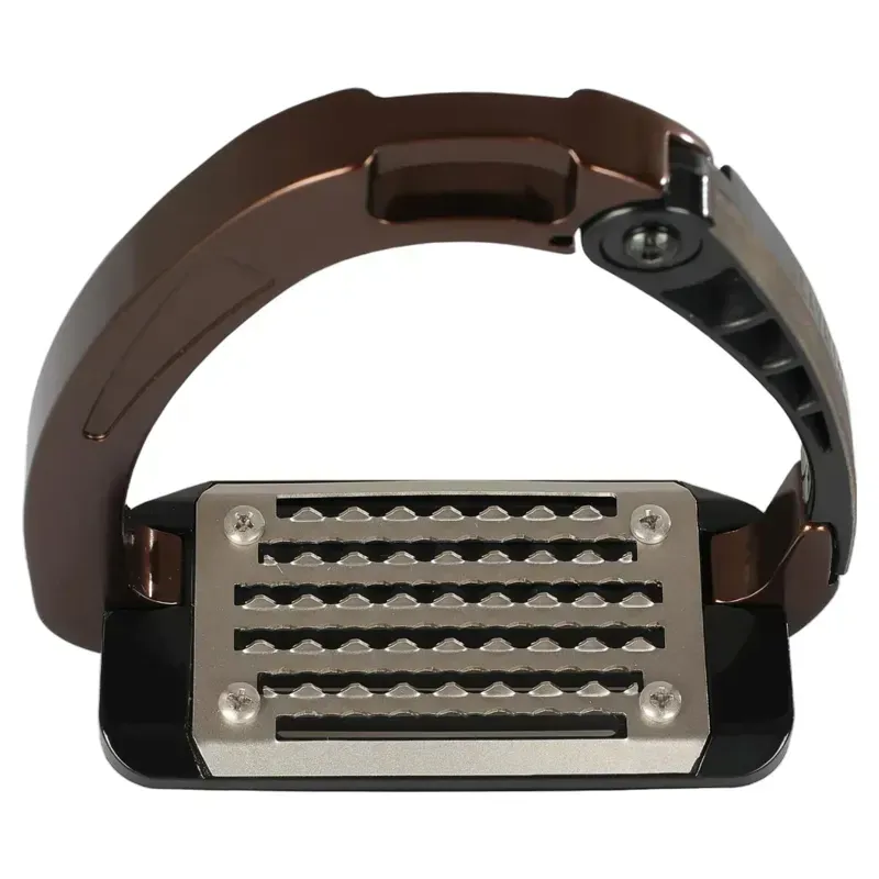 Acavallo Arena AluPro Stirrup Irons - Brown-4