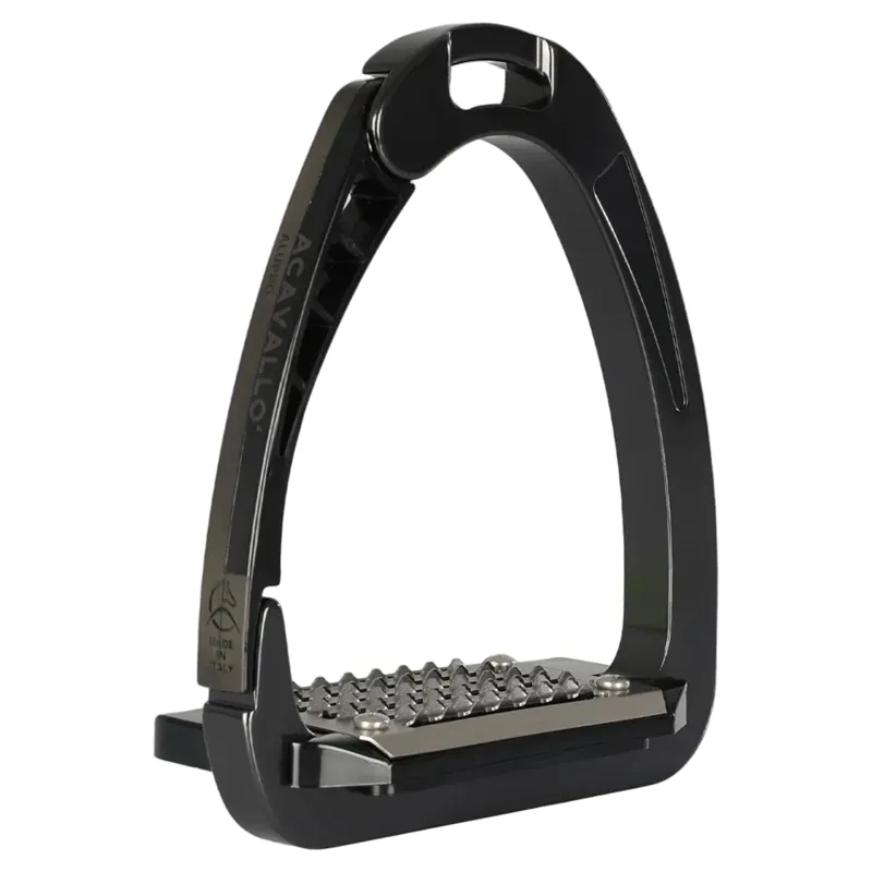 Acavallo Arena AluPro Stirrup Irons - Charcoal-6