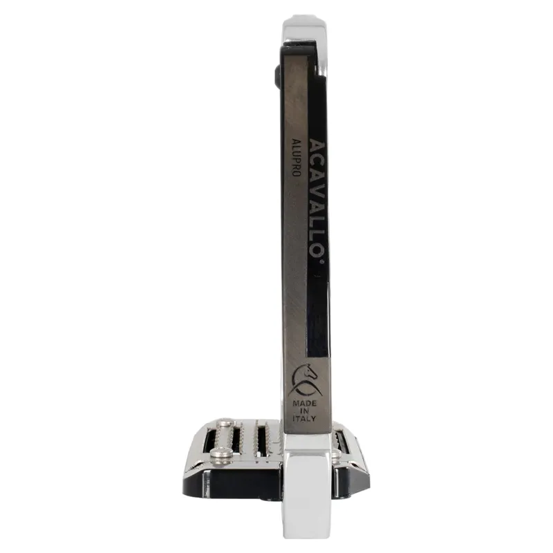 Acavallo Arena AluPro Stirrup Irons - Silver-4