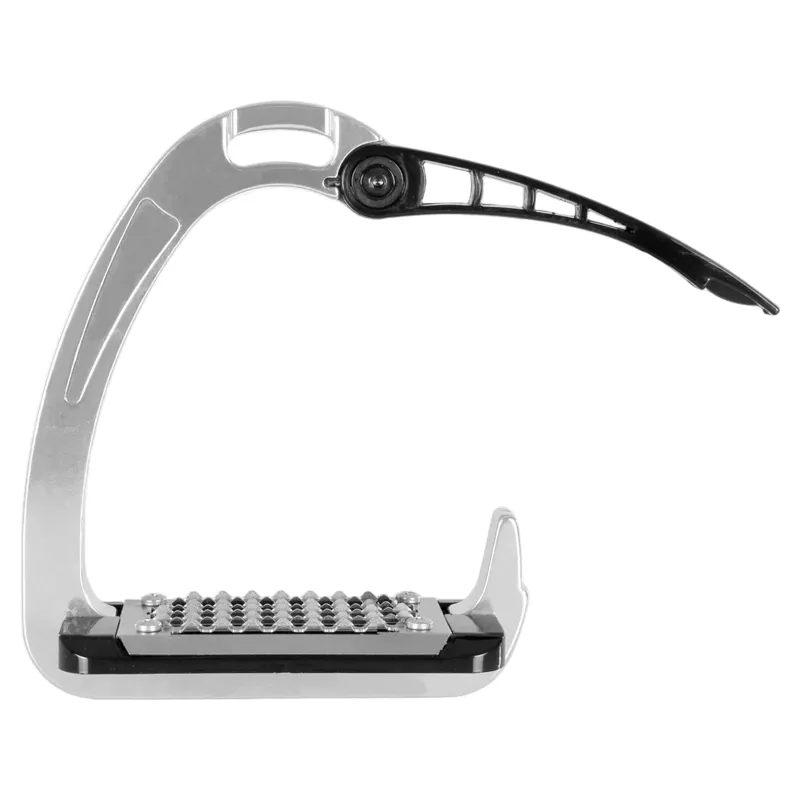 Acavallo Arena AluPro Stirrup Irons - Silver-6