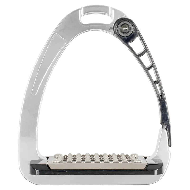 Acavallo Arena AluPro Stirrup Irons - Silver-8