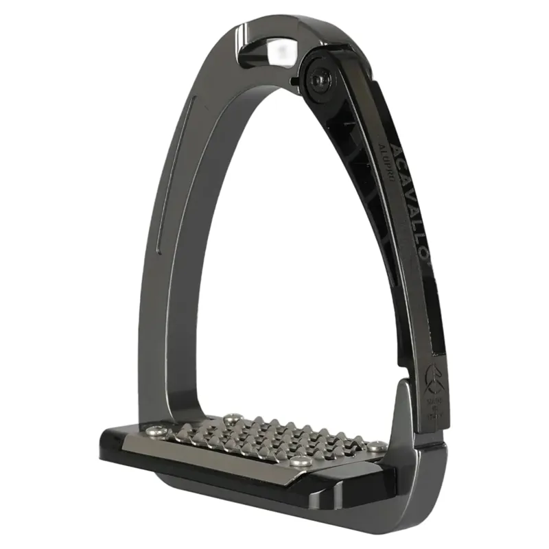 Acavallo Arena AluPro Stirrup Irons - Titanium
