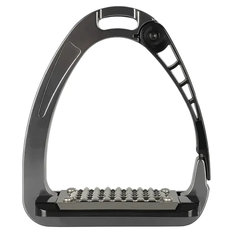 Acavallo Arena AluPro Stirrup Irons - Titanium-2