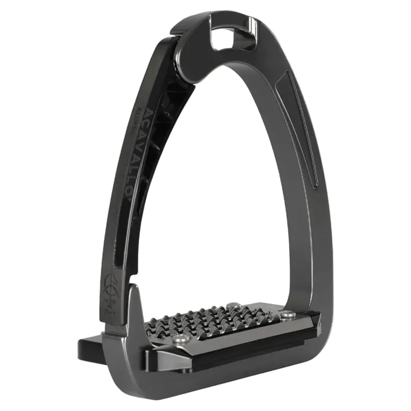 Acavallo Arena AluPro Stirrup Irons - Titanium-6