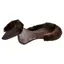 Acavallo Classic Non-Slip Sheepskin Cut Out Gel Half Pad - Brown