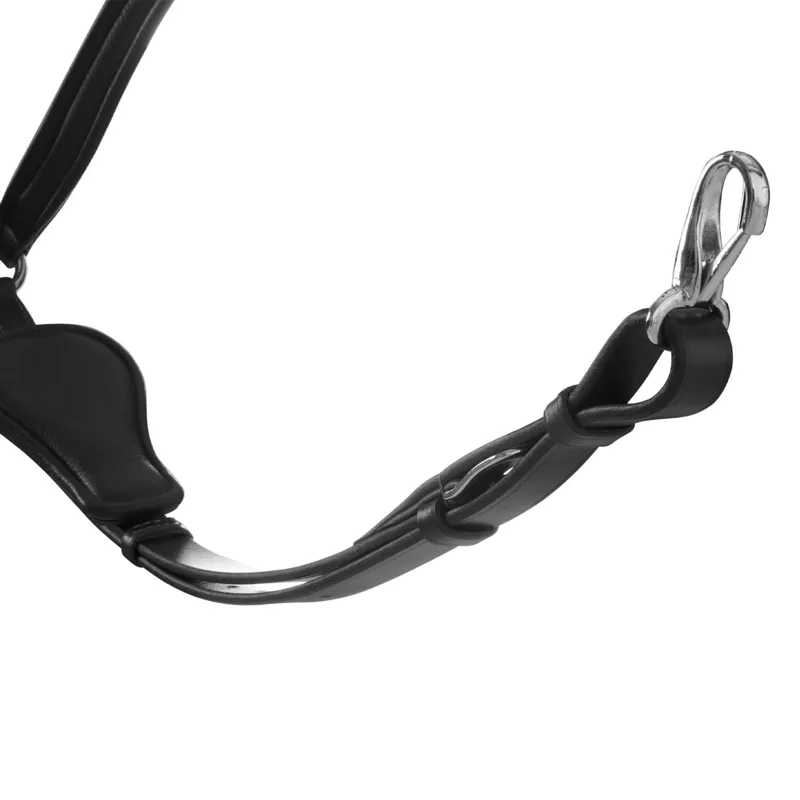Acavallo Five-Point Calfskin Elastic Breastplate - Black-4