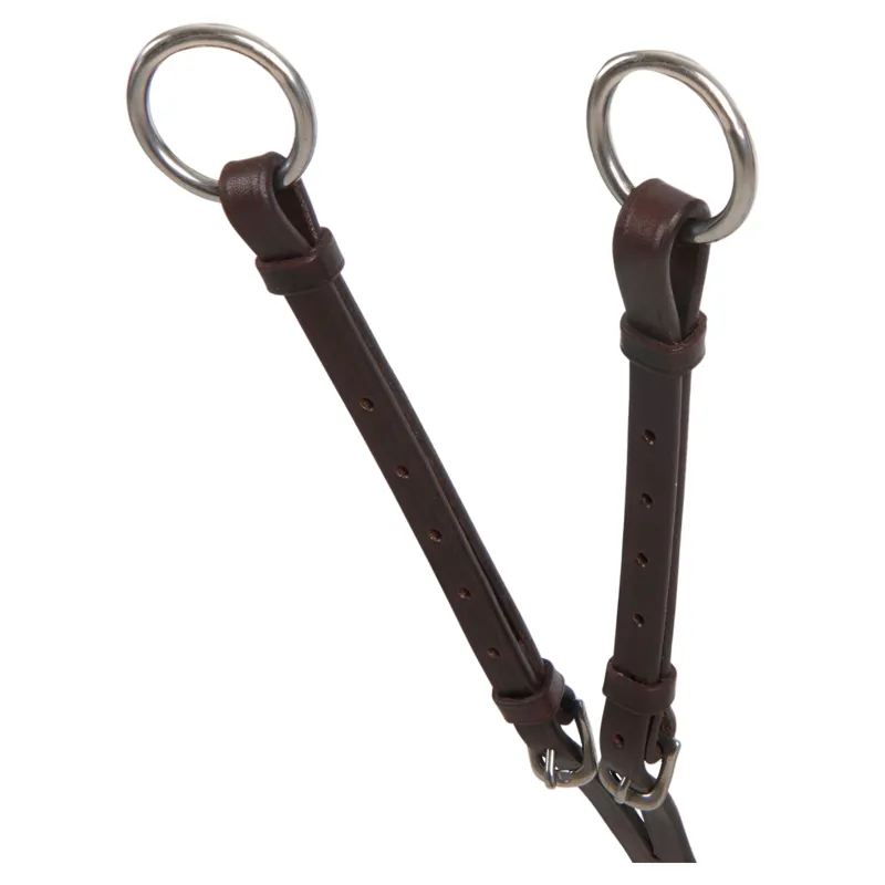 Acavallo Five-Point Calfskin Elastic Breastplate - Brown-2