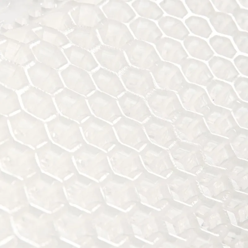 Acavallo Hexagonal Holes Non-Slip Gel Pad - Transparent-3