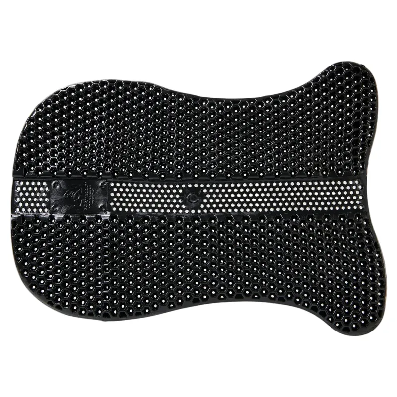 Acavallo Hexagonal Holes Non-Slip Gel Pad - Black-2