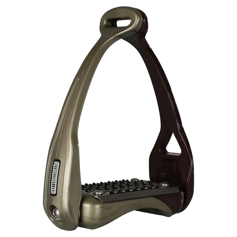 Acavallo Opera Stirrups - Brown-1