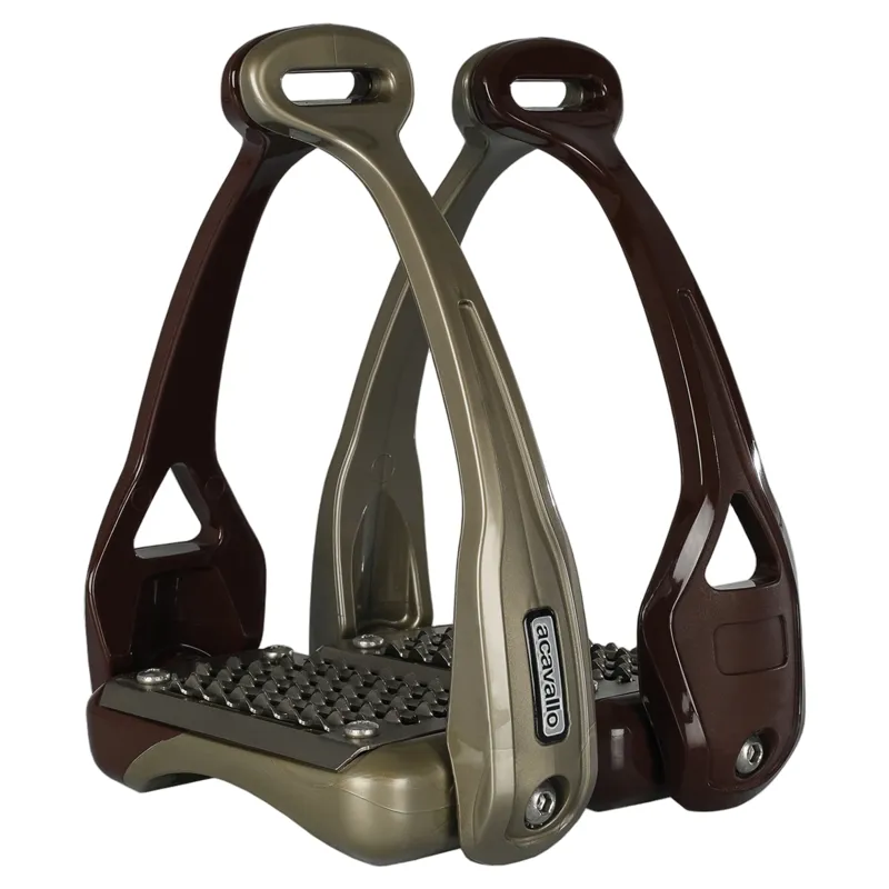 Acavallo Opera Stirrups - Brown-3