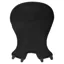 Acavallo Western Classic Gel-In Dri-Lex Standard Seat Saver - Black