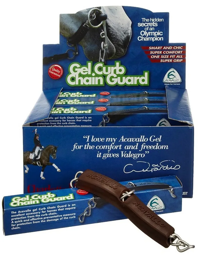 Acavallo Gel Curb Guard - Brown-1