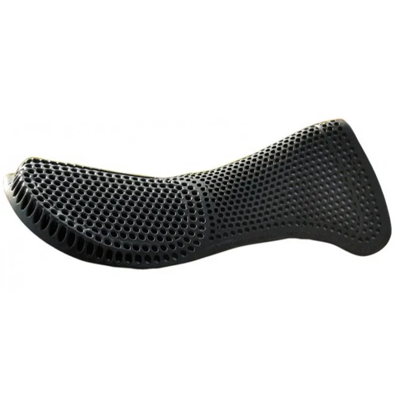 Acavallo Classic Non Slip Rear Riser Gel Pad - Black-2