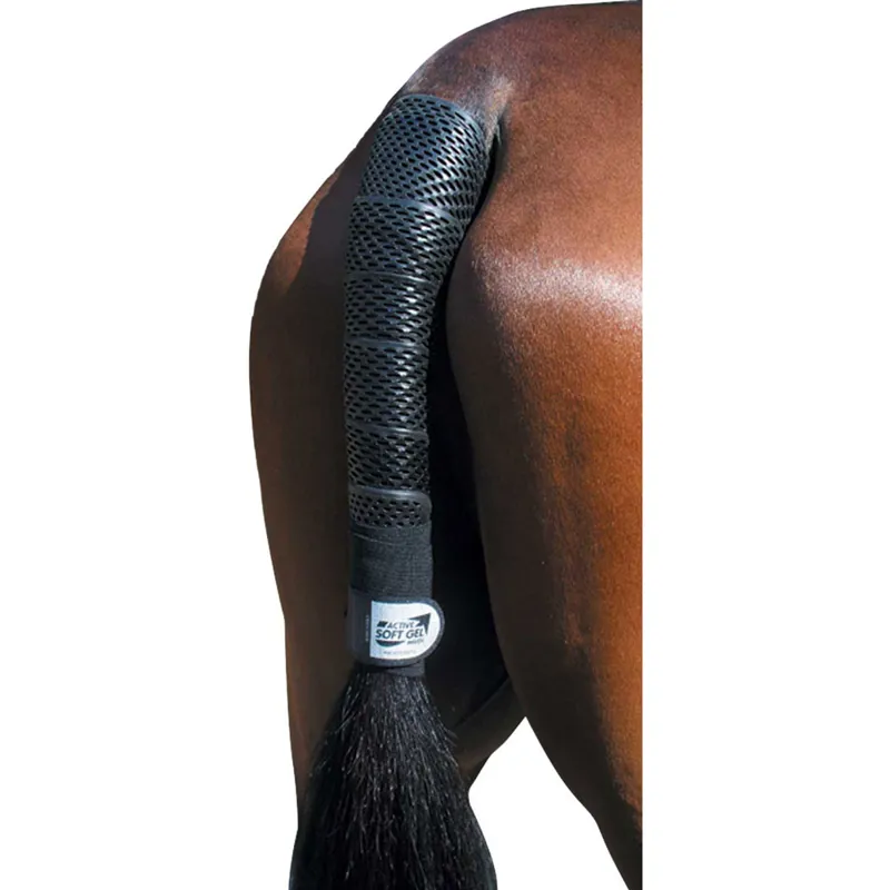 Acavallo Gel Tail Bandage - Black-1