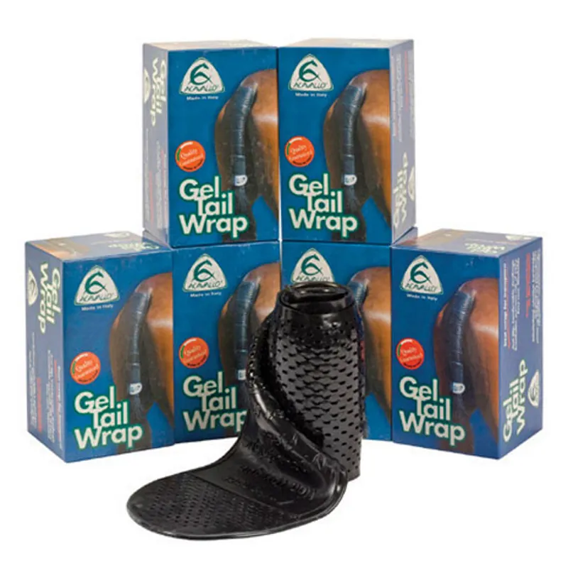 Acavallo Gel Tail Bandage - Black