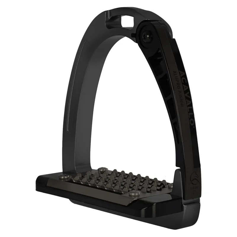 Acavallo Arena AluPro Junior Stirrup Irons - Charcoal