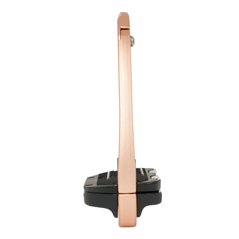 LeMieux Vector Balance Inclined Safety Stirrups - Rose Gold-2