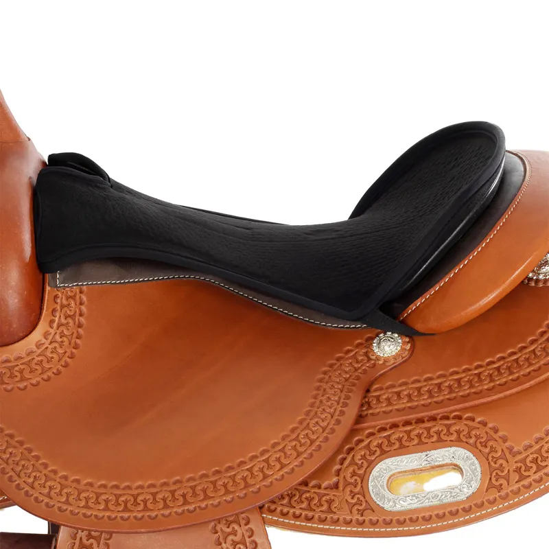 Acavallo Western Classic Gel-In Dri-Lex Standard Seat Saver - Black-4