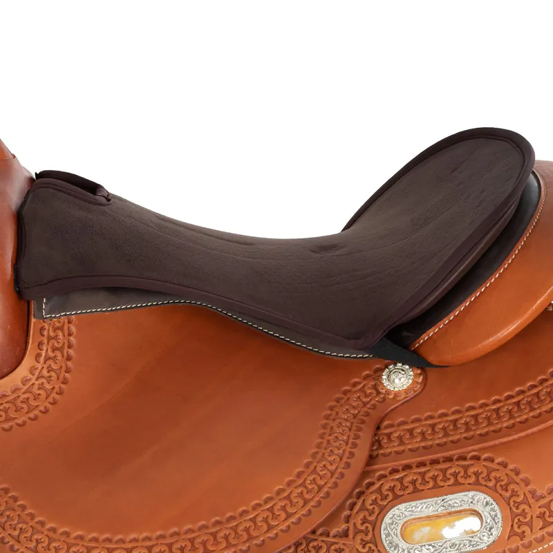 Acavallo Western Classic Gel-In Dri-Lex Standard Seat Saver - Brown-4