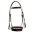 Dever Ascot Comfort Padded Flash Bridle - Brown
