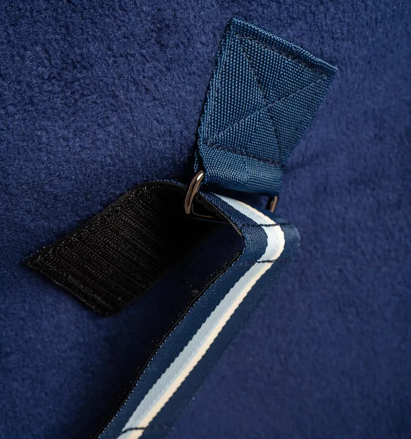 Horseware Newmarket Cosy Fleece Cooler Rug - Witney Navy Stripes-3