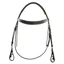 Dever Ascot Comfort Padded Raised Headstall - Black