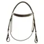 Dever Ascot Comfort Padded Raised Headstall - Brown