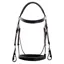 Dever Ascot Comfort Padded Show Bridle - Black