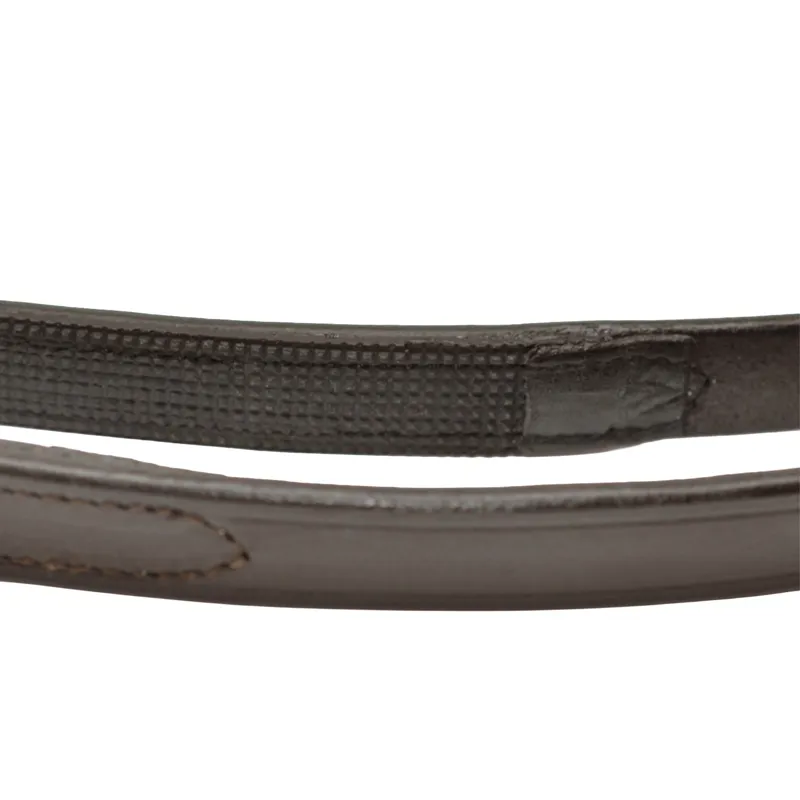 Dever Ascot Leather Dressage Reins - Brown-3