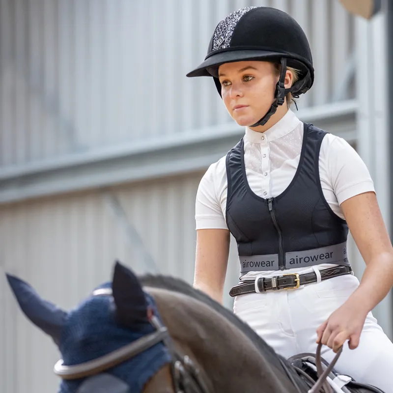 Airowear Shadow Junior Back Protector Black