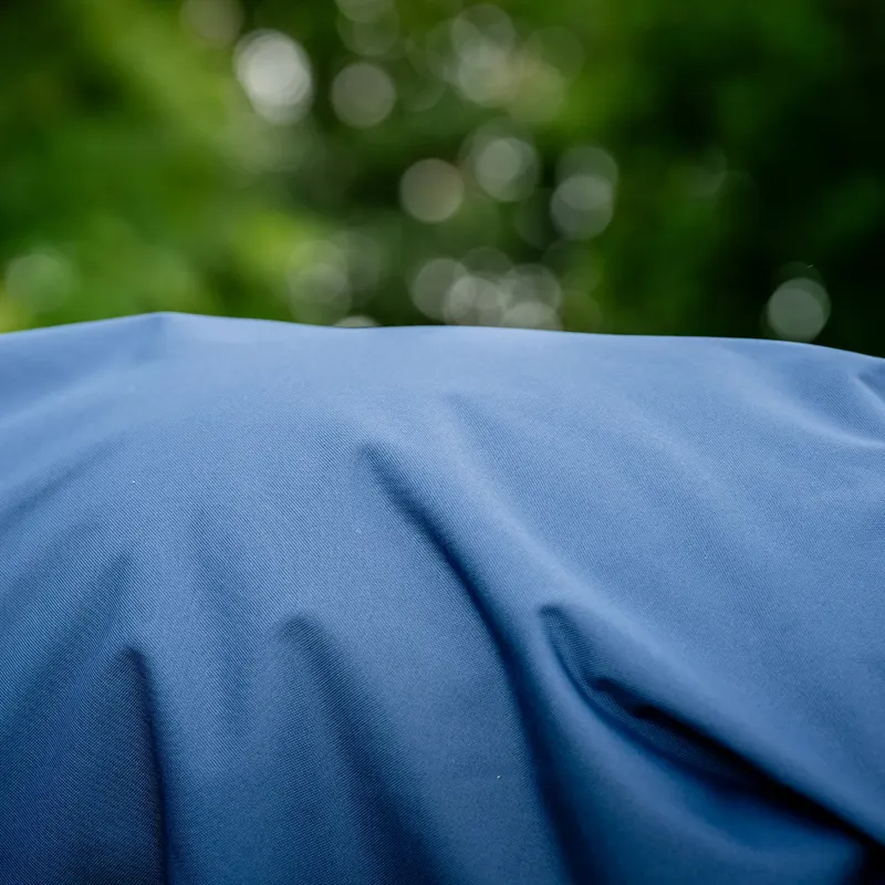 Amigo 1200D Plus 50g Detach-A-Neck Turnout Rug - Navy/Titanium Grey-6