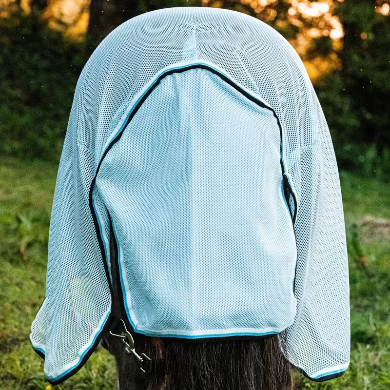 Amigo Petite Bug Rug Plus Detach-A-Neck Fly Rug - Azure Blue - 3ft0-4