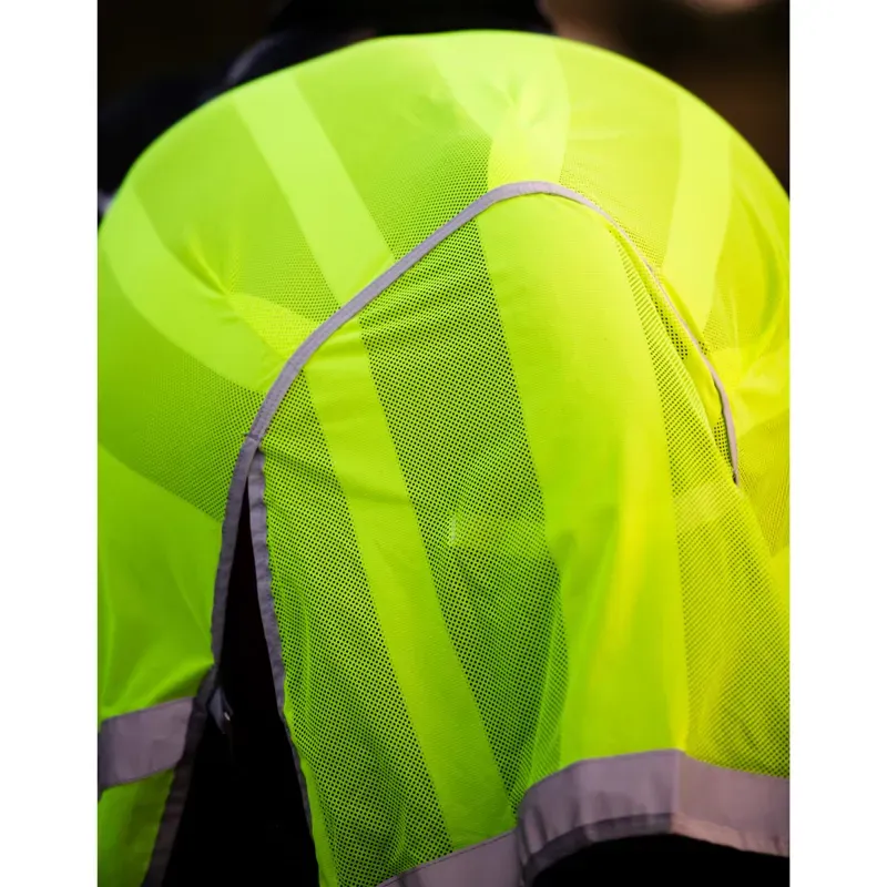 Amigo Flyrider Full Neck Fly Rug Exercise Sheet - Fluorescent Yellow-3