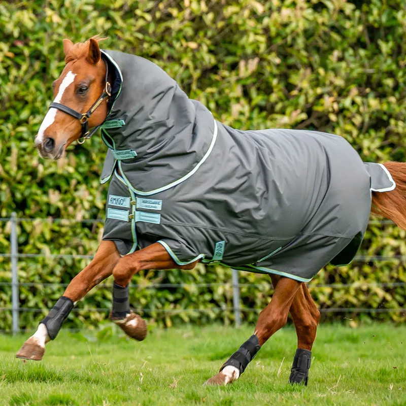 Amigo Hero 600D with Ripstop Plus 200g Turnout Rug - Shadow/Blue Haze-2