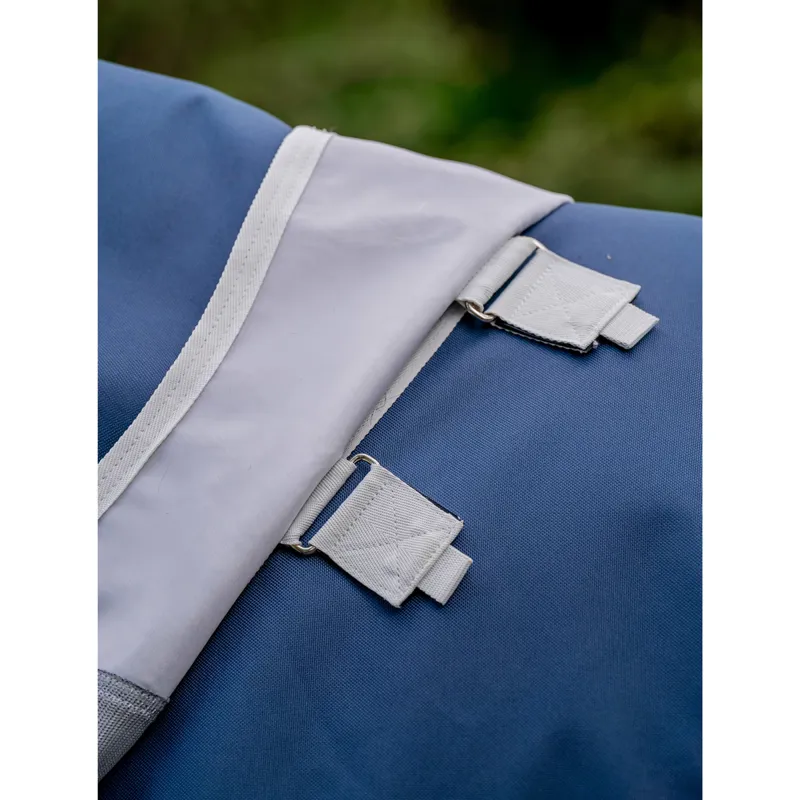 Amigo AmECO Combi Detach A Neck Waterproof Fly Rug - Teal/Grey-7