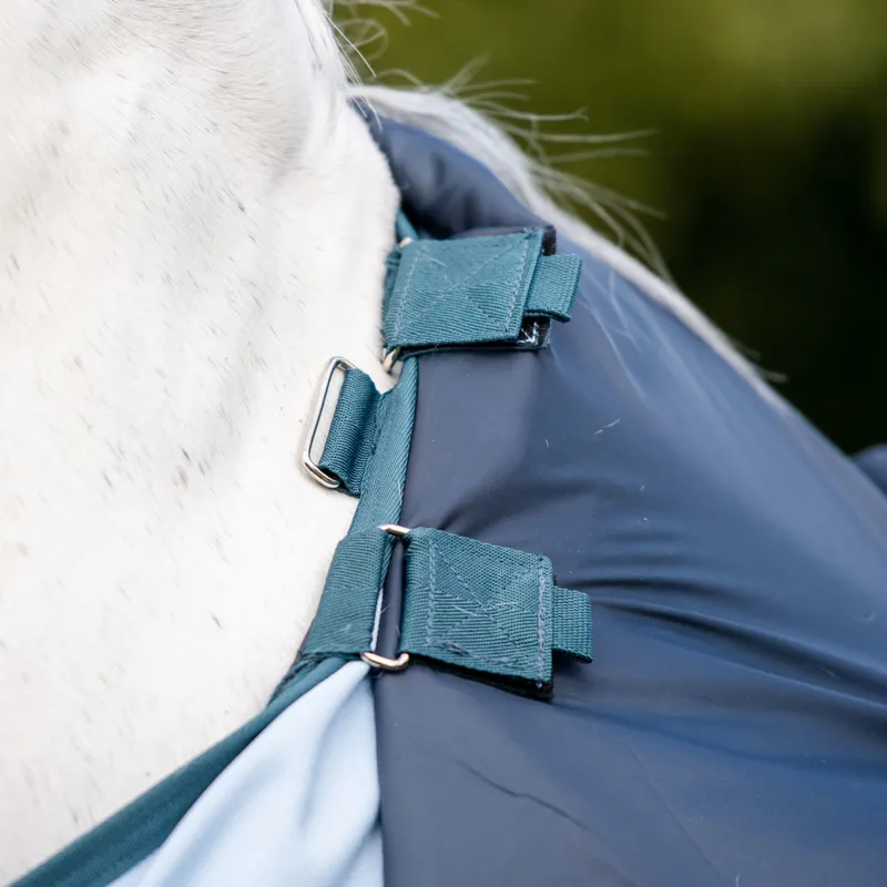 Amigo Plant-Dye 50g Turnout Rug - Blue/Navy-4