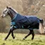 Amigo Bravo 12 Original 50g Turnout Rug - Navy/Turquoise/Aqua