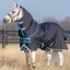Amigo Pony Bravo 12 Plus 250g Turnout Rug - Navy/Turquoise/Aqua/Blue