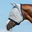 Amigo Fly Mask with Ears - Silver/Navy