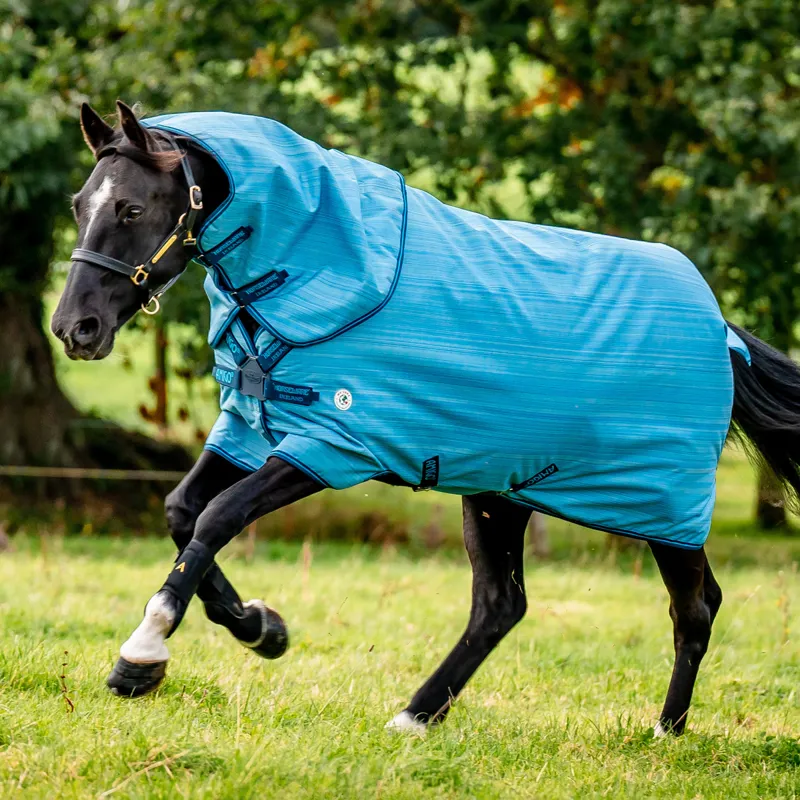 Amigo Hero 900 Revive Plus 50g Turnout Rug - Ocean Blue-1