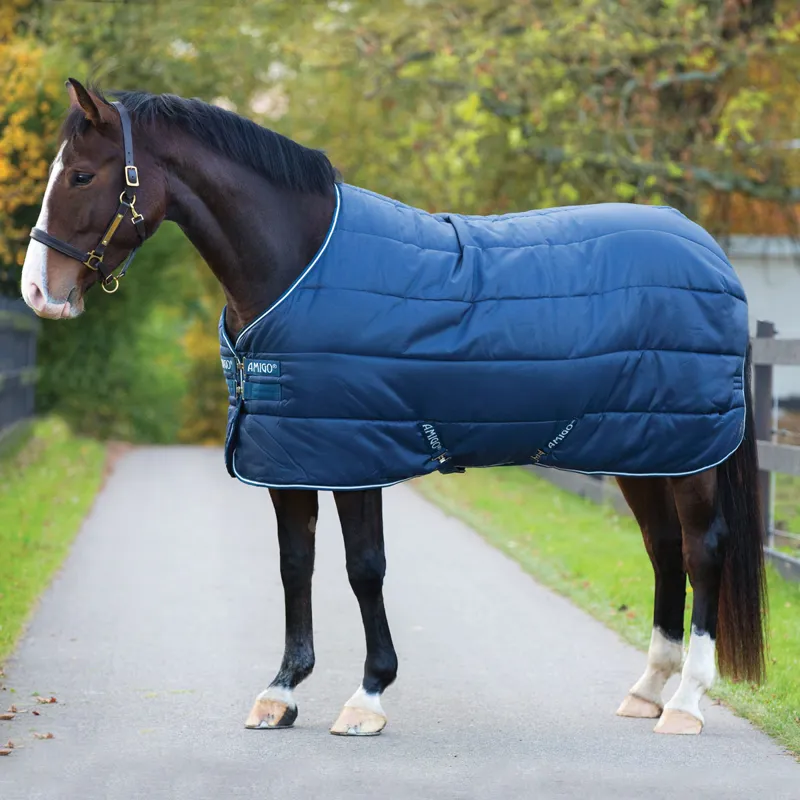 Amigo Insulator 350g Heavyweight Stable Rug - Navy/Navy/White