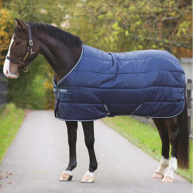 Amigo Insulator 100g Lite Stable Rug - Navy/White