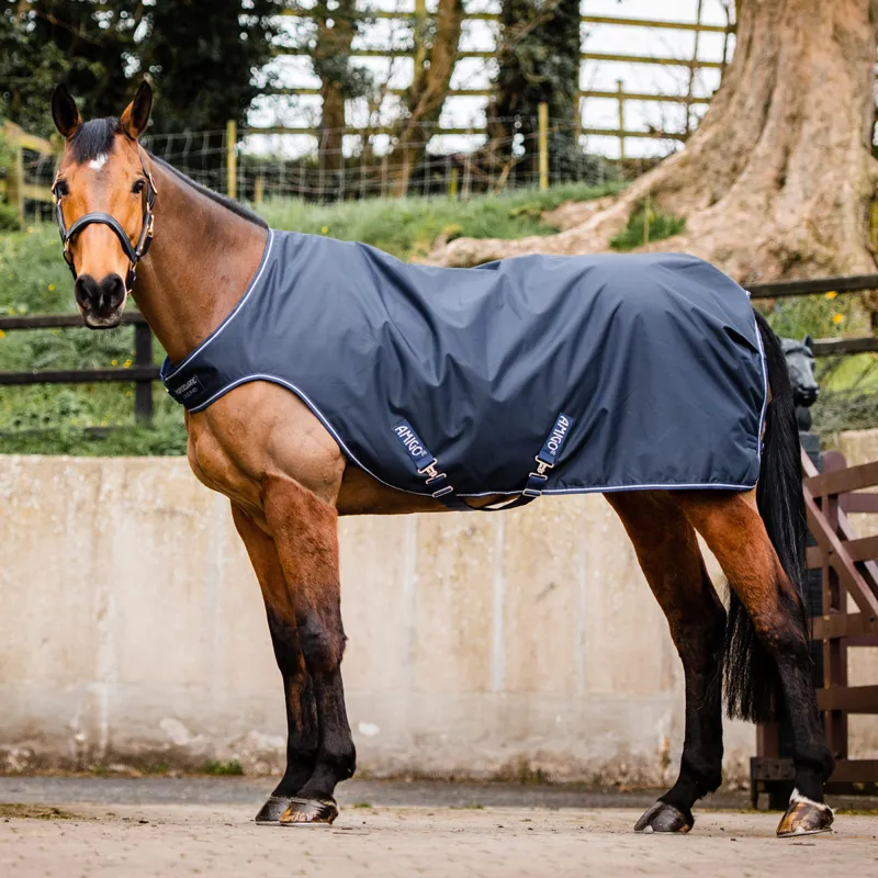 Amigo 100g Waterproof Walker Rug - Navy/Navy/White-2