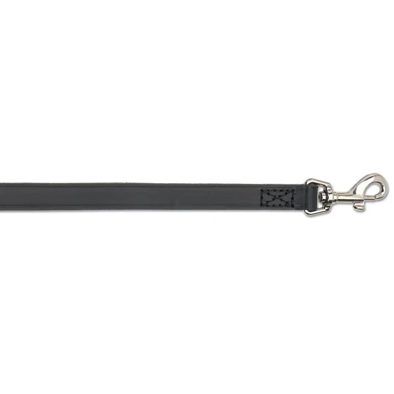 Ancol Classic Leather Dog Lead - Black