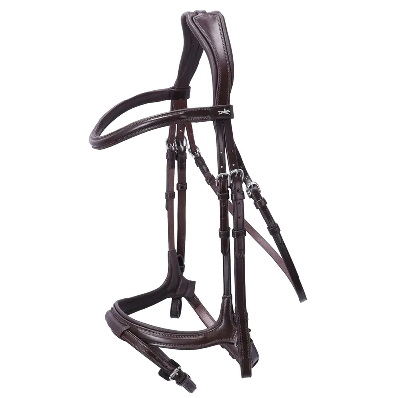 Schockemohle Ancona Select Bridle - Espresso/Silver