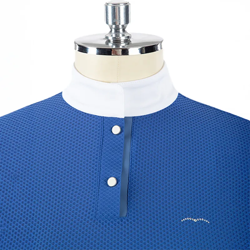 Animo Benova Ladies Show Shirt - Blue Atlantide-1